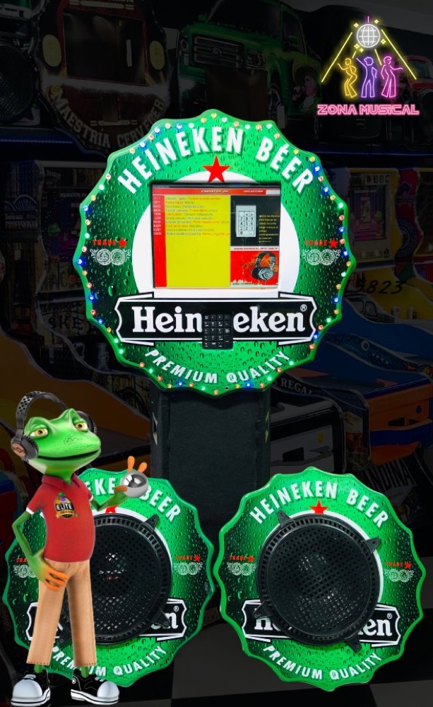 Rockola Heineken pantalla 19″, Rockolas