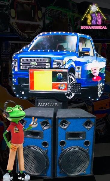 Rockola Ford azul pantalla 17″